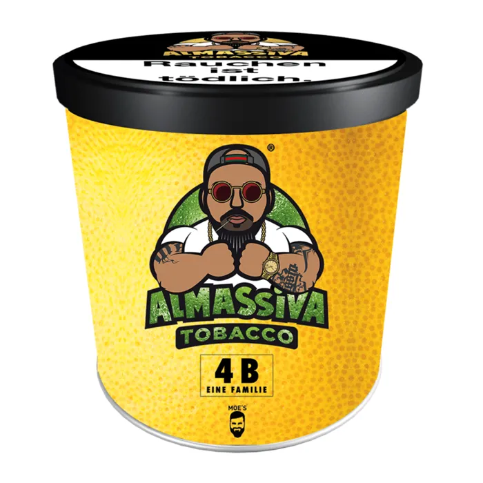 Al Massiva Shisha Tabak - 4 B - Eine Familie 1kg