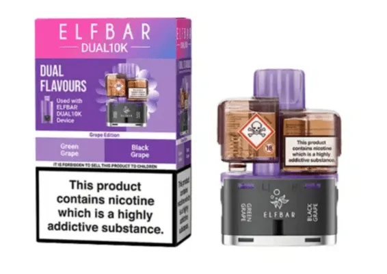 ELFBAR Dual 10K Pod - Grape Edition