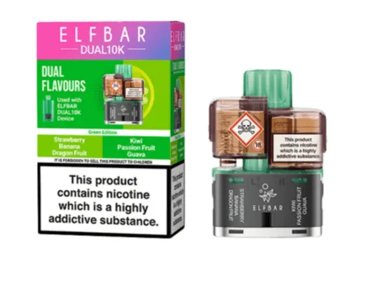 ELFBAR Dual 10K Pod - Green Edition