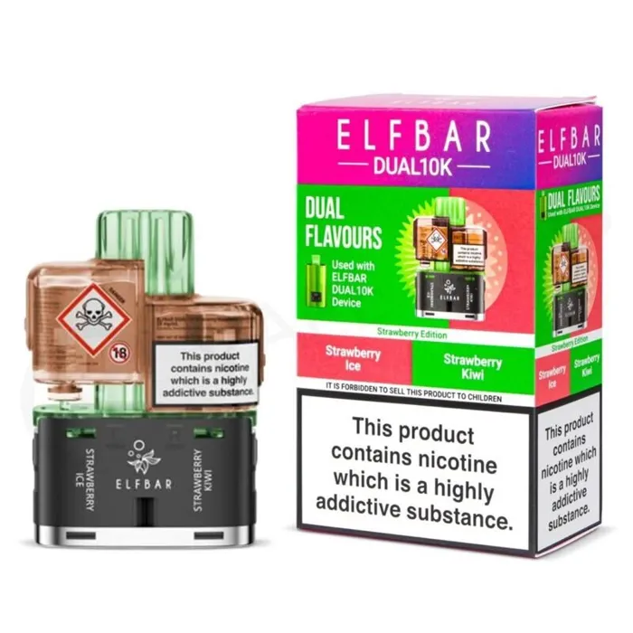 ELFBAR Dual 10K Pod - Strawberry Edition