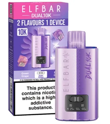 ELFBAR Dual 10K Starter Kit - Grape Edition