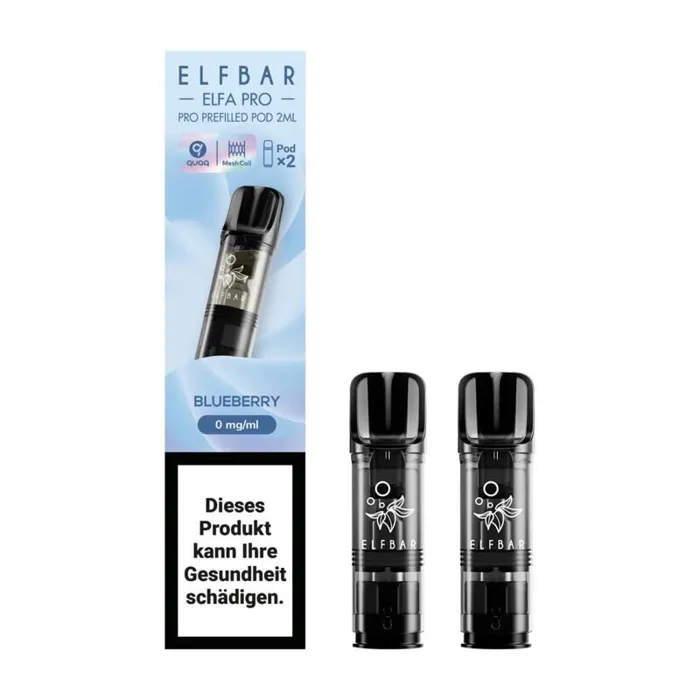 ELFBAR ELFA Kit Pro 2ml Pods 0mg - Blueberry