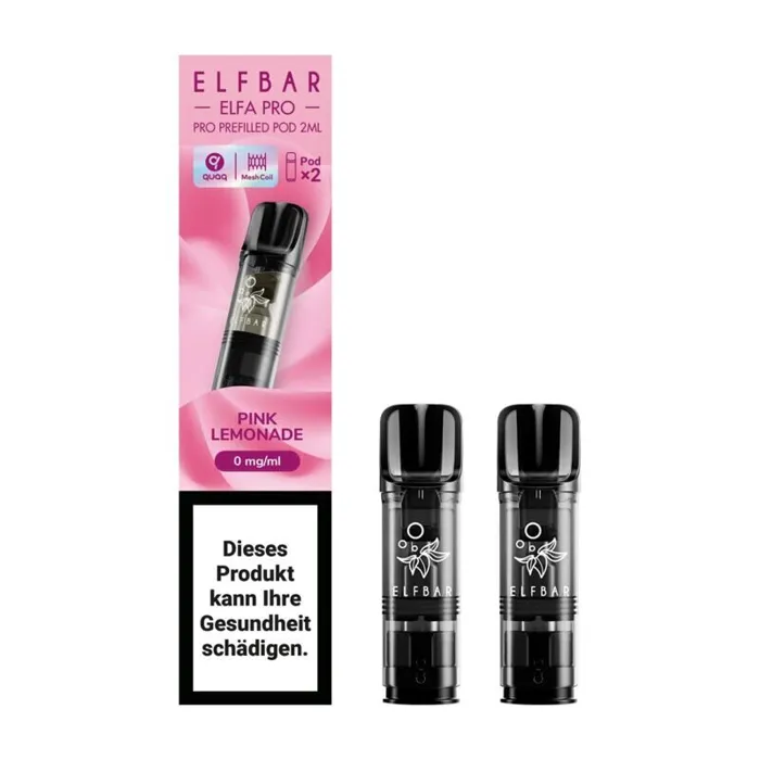 ELFBAR ELFA Kit Pro 2ml Pods 0mg - Pink Lemonade