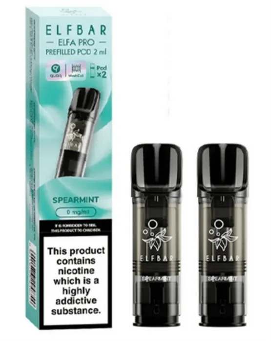 ELFBAR ELFA Kit Pro 2ml Pods 0mg - Spearmint
