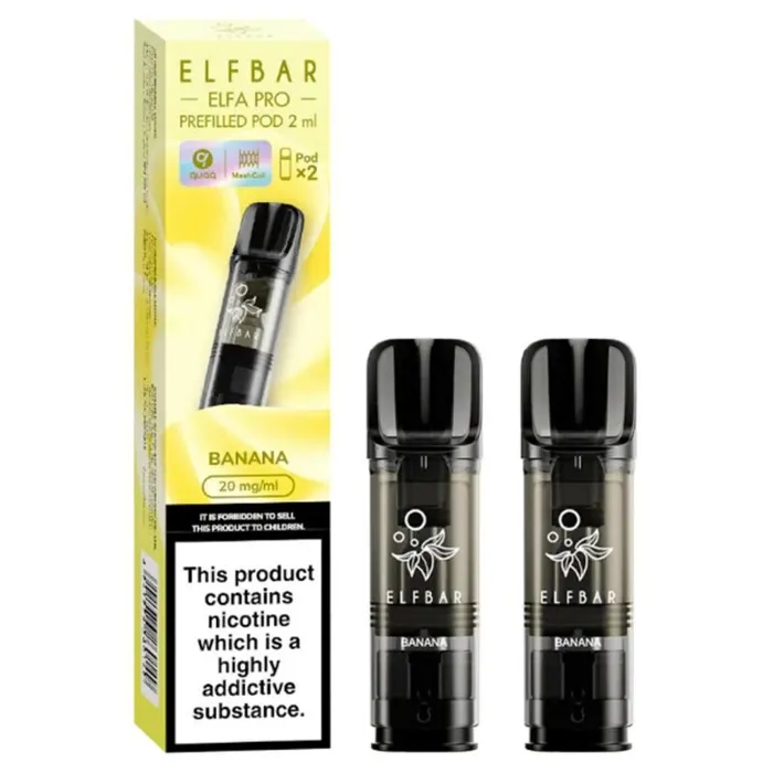ELFBAR ELFA Kit Pro 2ml Pods 20mg - Banana
