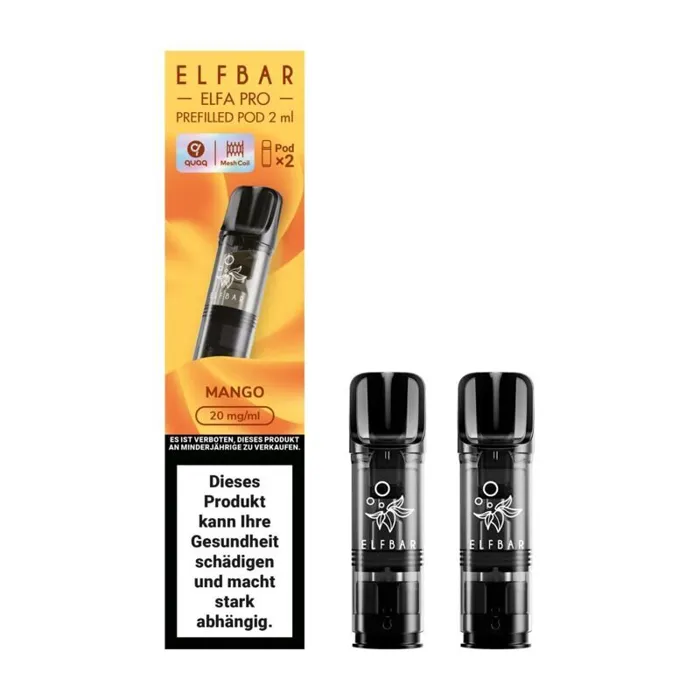 ELFBAR ELFA Kit Pro 2ml Pods 20mg - Mango