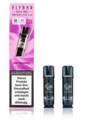 ELFBAR ELFA Kit Pro 2ml Pods 20mg - Mix Berries