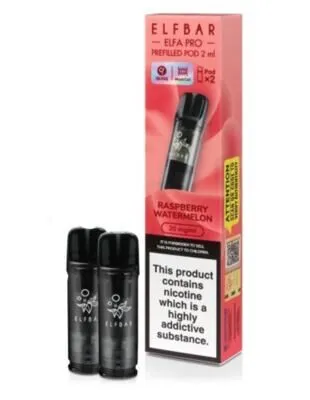 ELFBAR ELFA Kit Pro 2ml Pods 20mg - Raspberry Watermelon