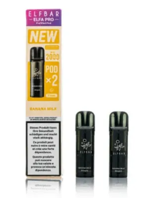 ELFBAR ELFA Kit Pro V2 2ml Pods 20mg - Banana Milk