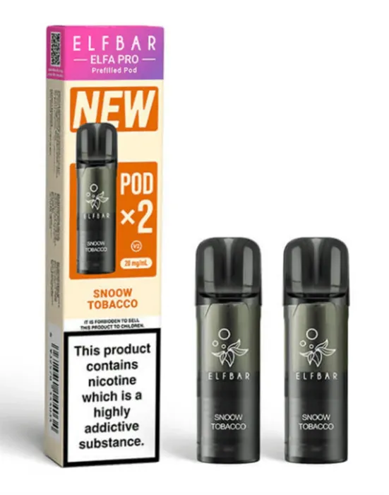ELFBAR ELFA Kit Pro V2 2ml Pods 20mg - Snoow Tobacco