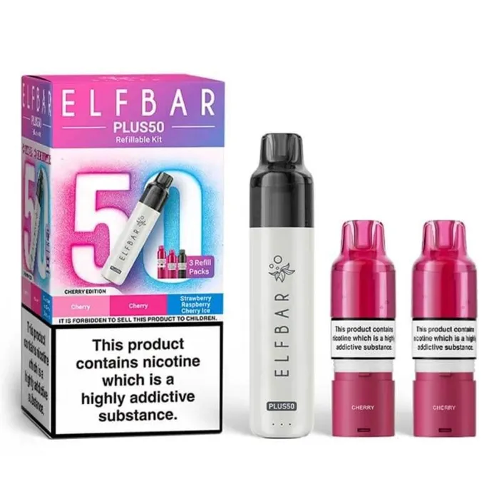 ELFBAR Plus50 Starter Kit - Cherry Edition