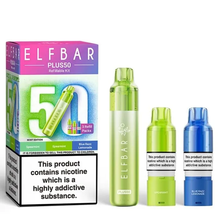 ELFBAR Plus50 Starter Kit - Mint Edition
