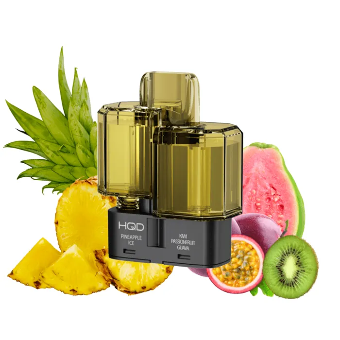 HQD DUAL 35K Pod - Pineapple Ice & Kiwi Passionfruit Guava