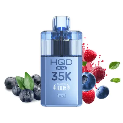 HQD DUAL 35K Starter Kit - Blueberry & Blueberry Sour Raspberry