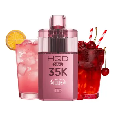 HQD DUAL 35K Starter Kit - Pink Lemonade & Cherry Cola