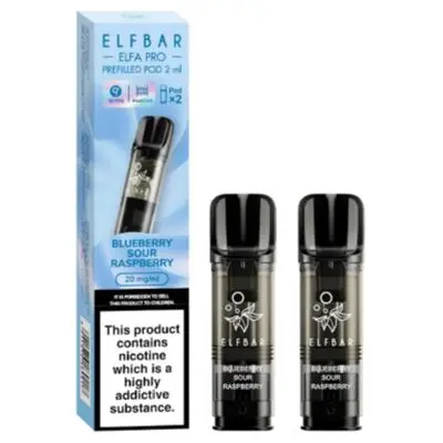 ELFBAR ELFA Pro Pods - Blueberry Sour Raspberry (2er Pack)