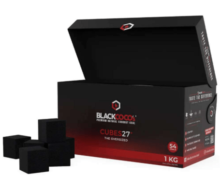 BLACKCOCO's Premium Naturkohle 26mm - 1Kg