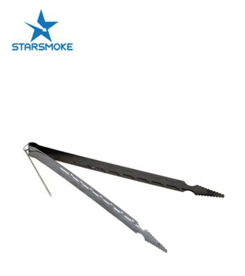 STARSMOKE Edelstahl Kohlezange 30cm